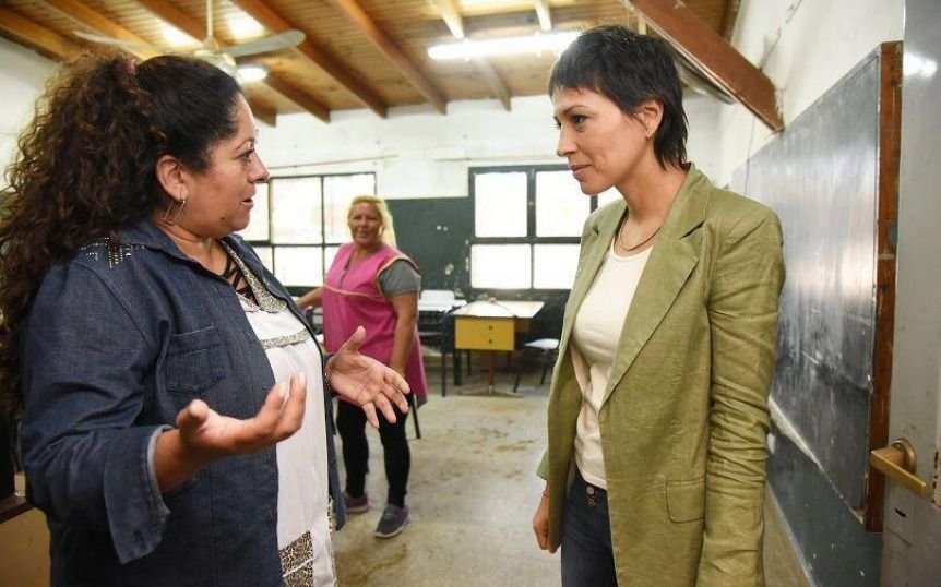 Visita a obras en escuelas