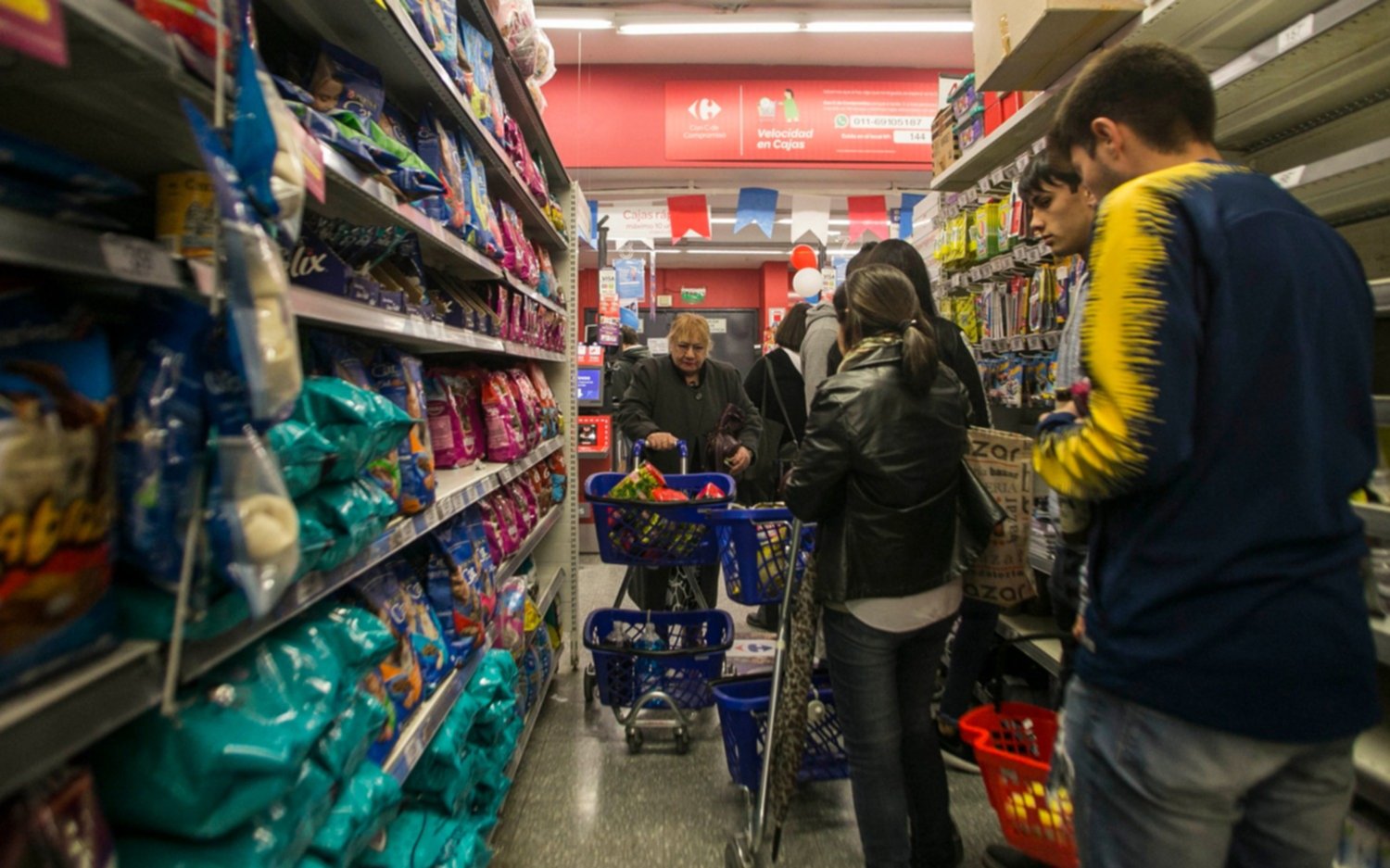 Las ventas en los supermercados cayeron el 9,7% en 2019 y el 6,8% en los shoppings