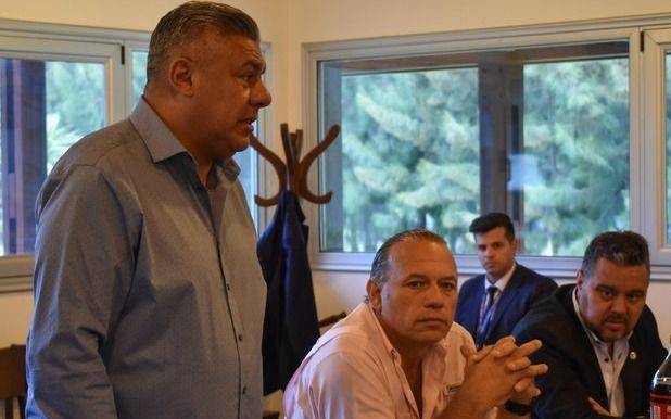 Tapia se reunió en Ezeiza con el ministro Sergio Berni