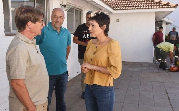 Operativo de limpieza en Bernal Oeste