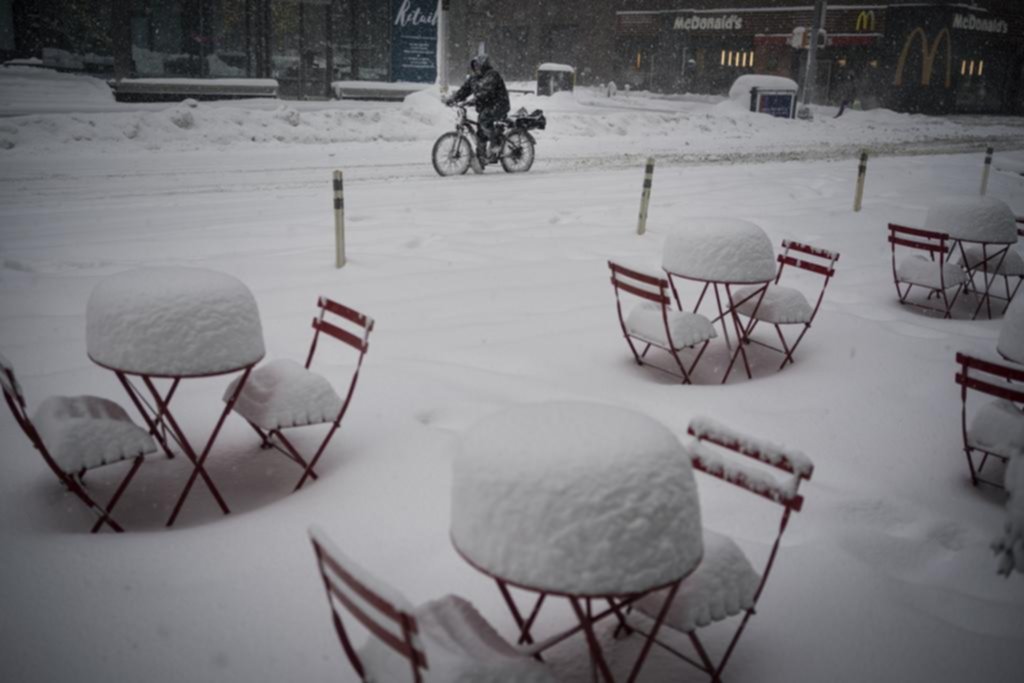 Fuerte temporal de nieve y podría ser uno de los peores en Nueva York