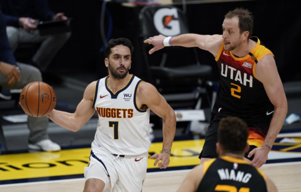 Malone, el DT de Denver, tuvo conceptos muy elogiosos con Campazzo