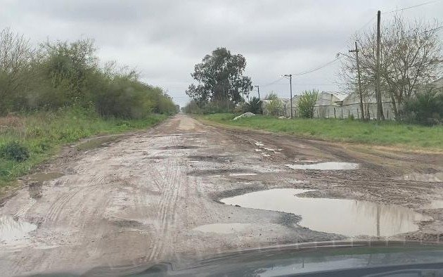 Un tramo de la avenida 60, intransitable: los vecinos piden por su arreglo
