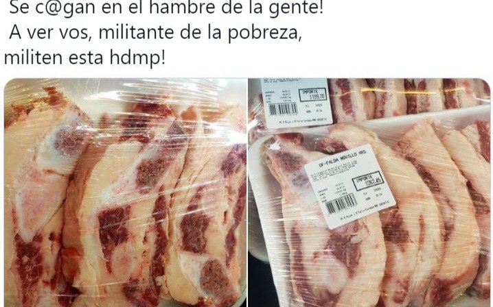 El Dipy mostró fotos de carne a "precios populares" y se armó la polémica: las reacciones del Gobierno y Samid