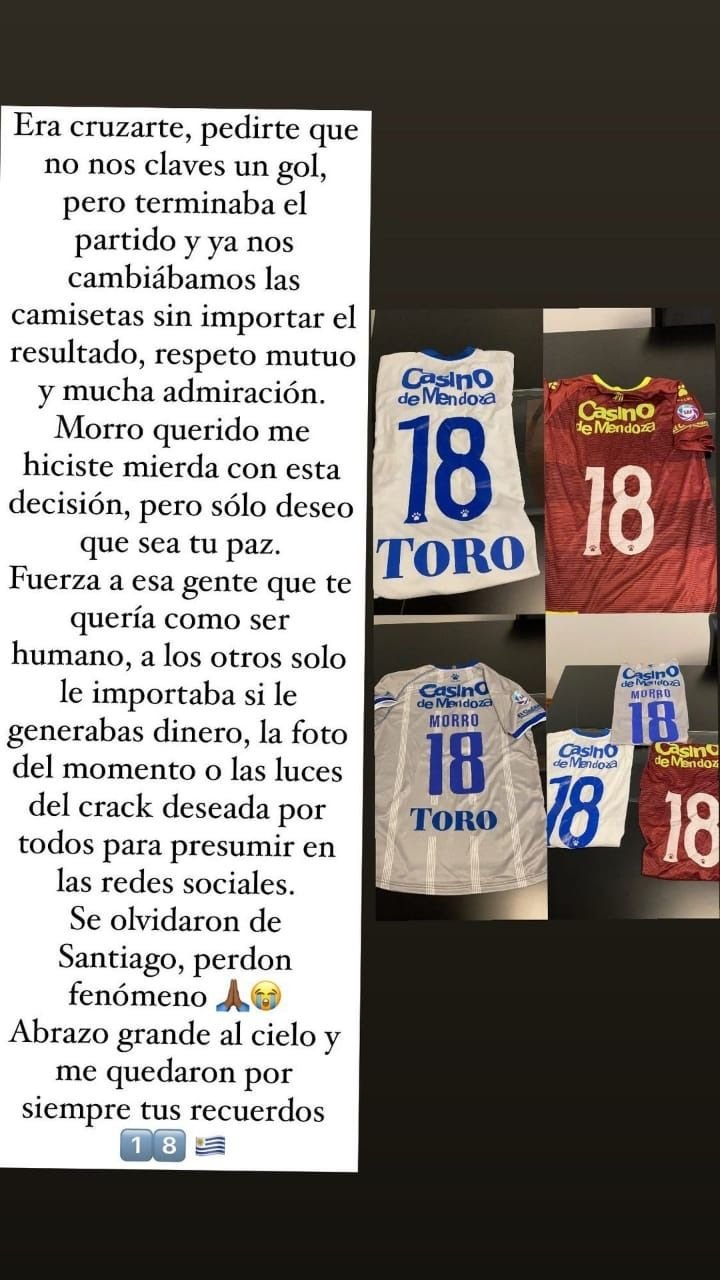 Desgarrador mensaje de Wanchope Ábila: "Se olvidaron de Santiago"