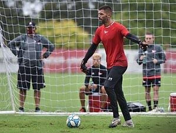 El Pincha arrancó la semana de tareas pensando en River
