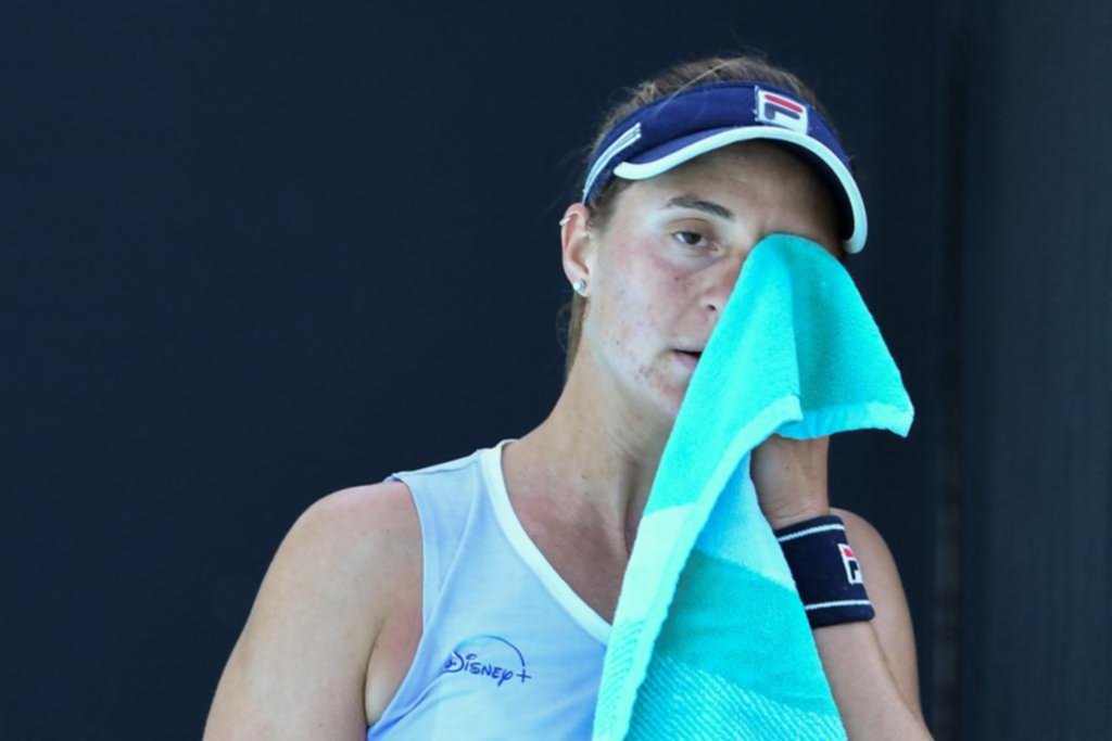 Podoroska se despidió de Australia en medio de una jornada insólita