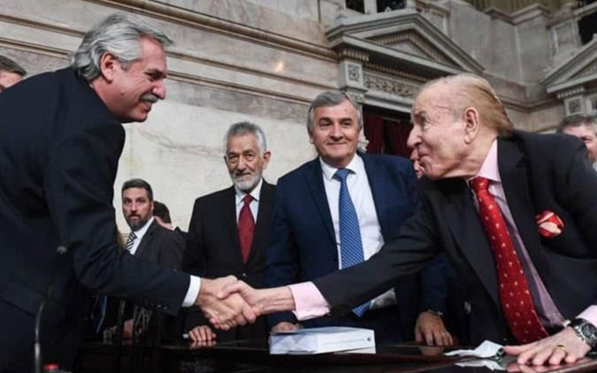 El presidente Alberto Fernández y principales dirigentes lamentaron la muerte de Menem