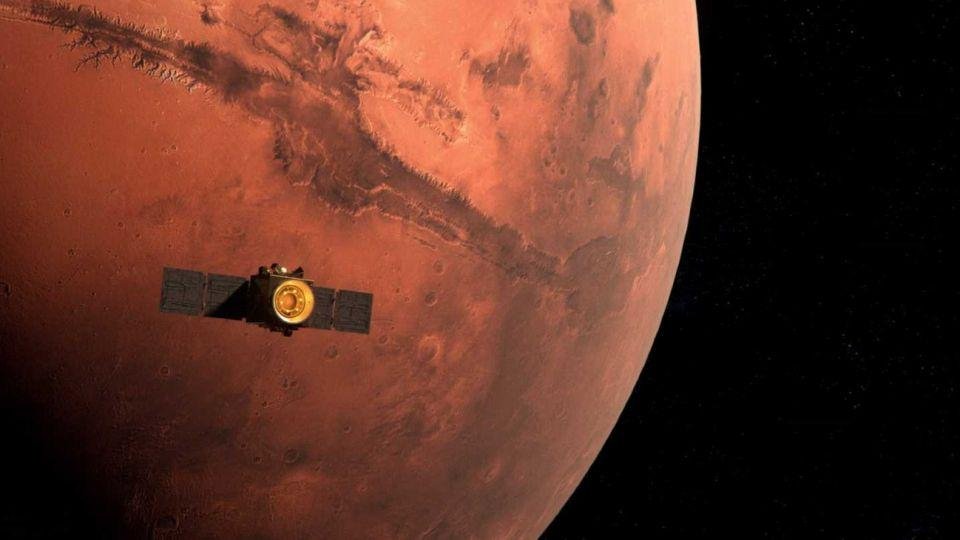 La sonda árabe “Esperanza” alcanzó la órbita de Marte y envió sus primeras imágenes