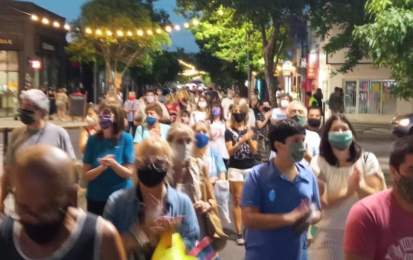 En la zona Norte no cede el miedo y hubo otra movilización