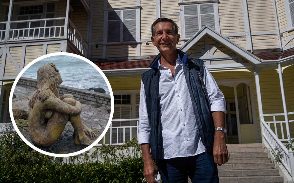 Se terminó el misterio: un médico cirujano es el autor de la enigmática escultura de Mar del Plata