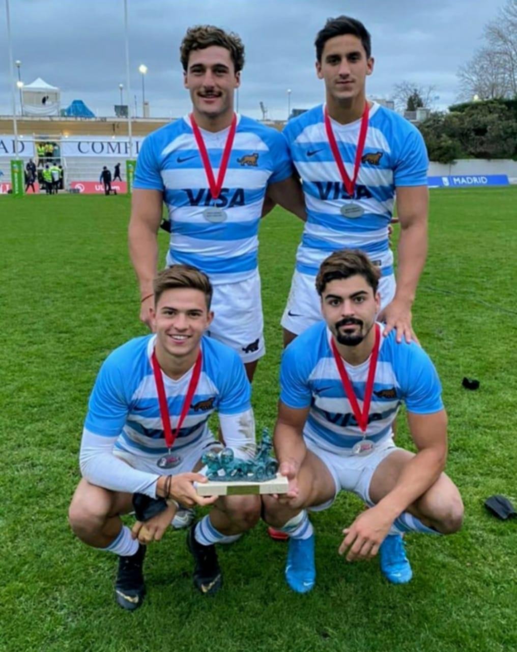 Con los platenses Cinti y Mendy, Los Pumas 7 se consagran en Madrid