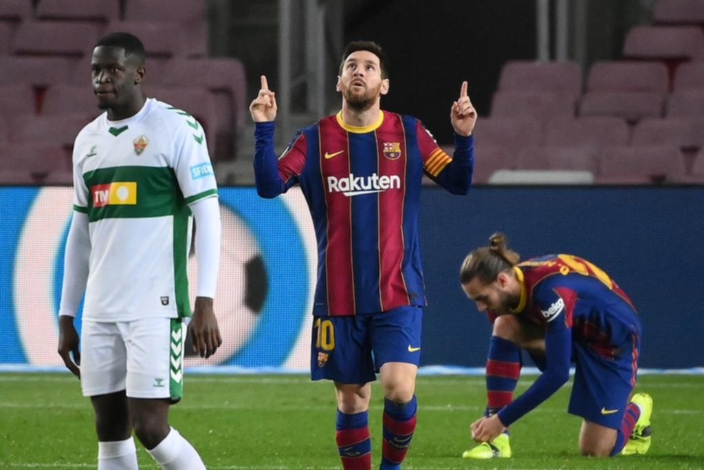 Messi y un doblete para acercar al Barça a la punta de la Liga y volver a creer
