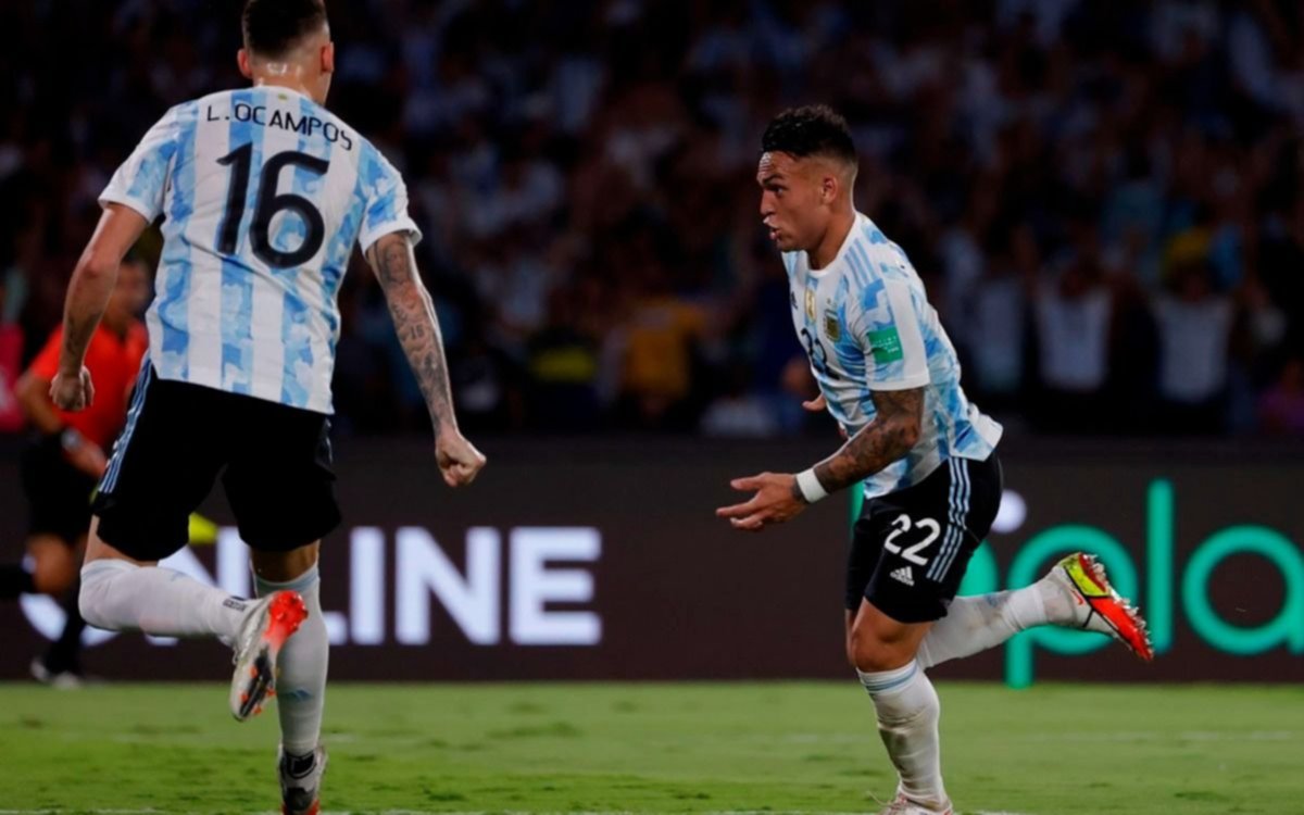 Con gol de Lautaro Martínez, Argentina ganó 1 a 0 ante Colombia en Córdoba