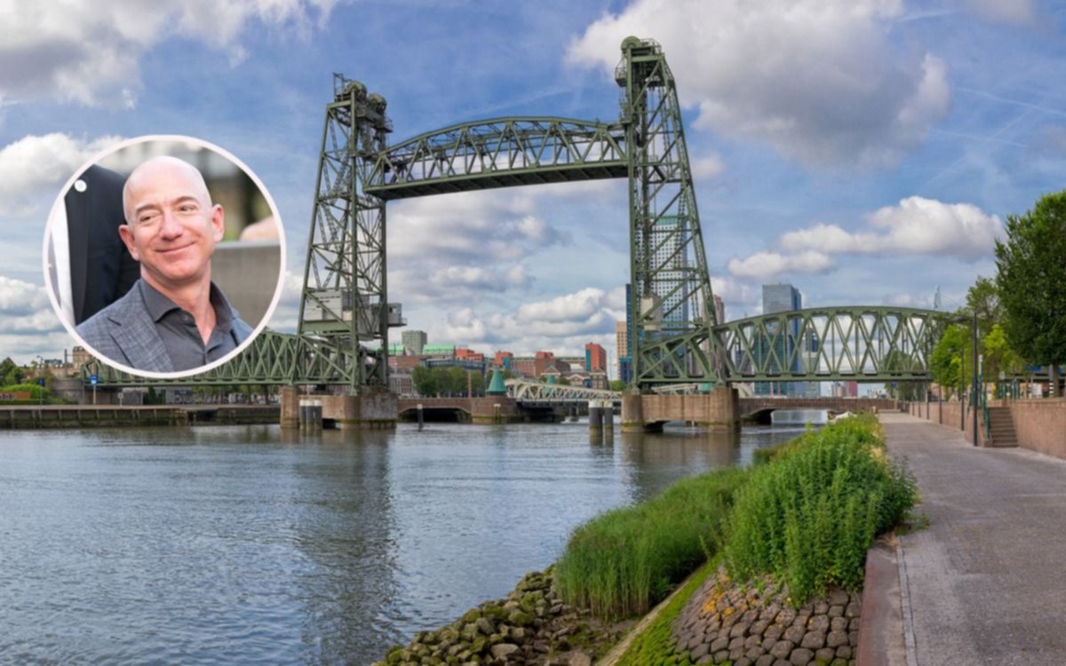 Jeff Bezos: desmontan puente histórico para que pueda pasar su superyate