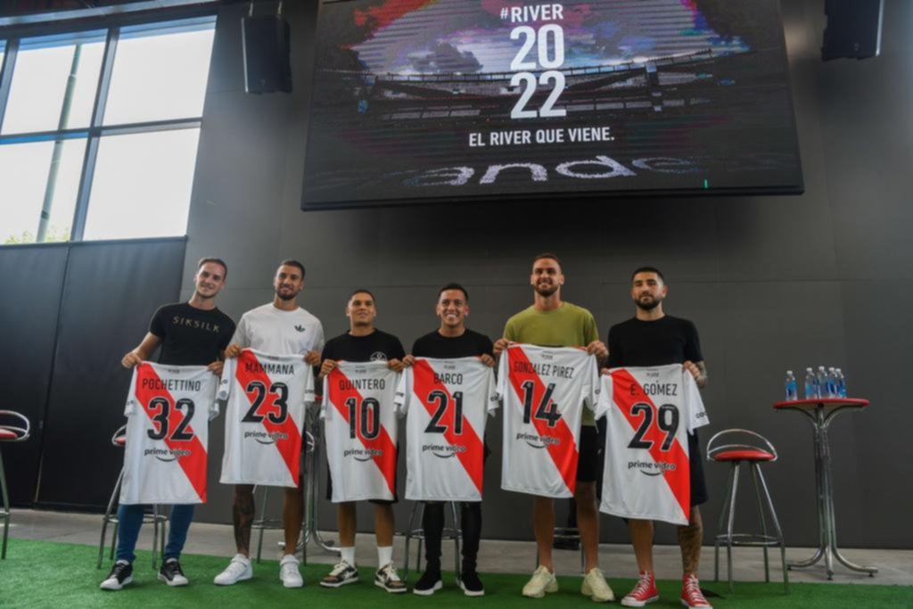 River presentó los refuerzos y Gallardo dijo que es un “gran desafío” tener un plantel así