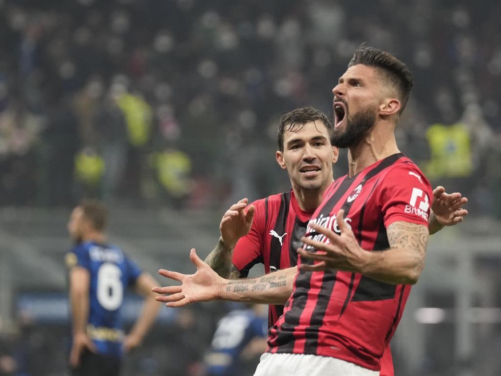 Milan le ganó el clásico al Inter y la Serie A quedó al “rojo vivo”