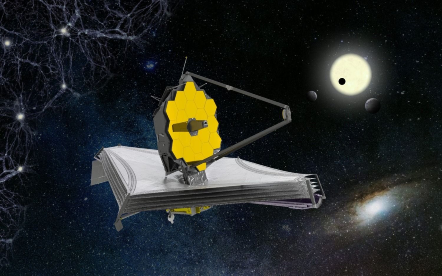 Por primera vez: el telescopio espacial James Webb detectó su primera señal de luz