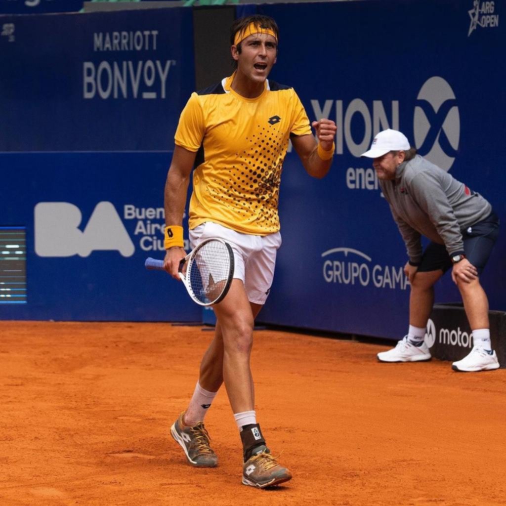 En un gran nivel, Etcheverry clasificó al cuadro principal del ATP 250 Argentina Open