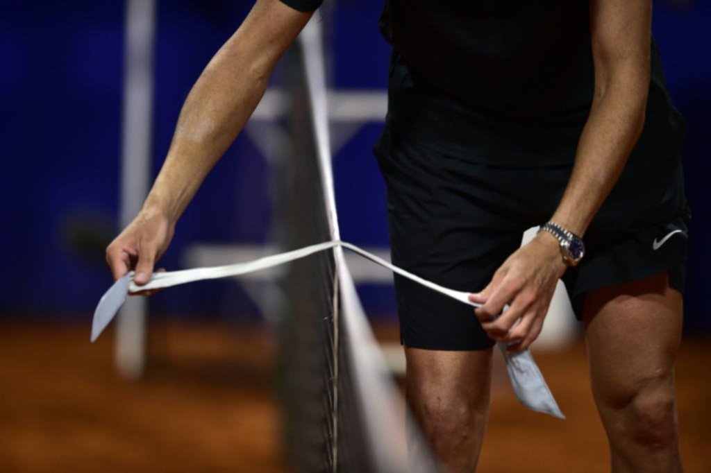 Dejó su vincha en la red del Buenos Aires Lawn Tennis