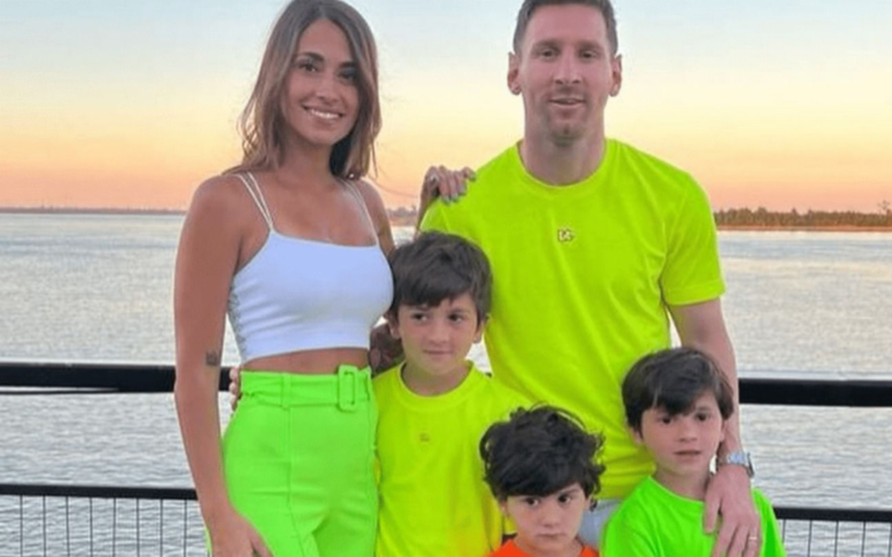 ¡Sorpresa! Los hijos de Messi cambiaron de deporte y así se mostraron en las redes sociales