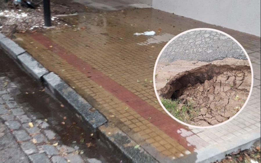 Caños rotos y veredas destrozadas por las pérdidas: una imagen que se repite en la Región 