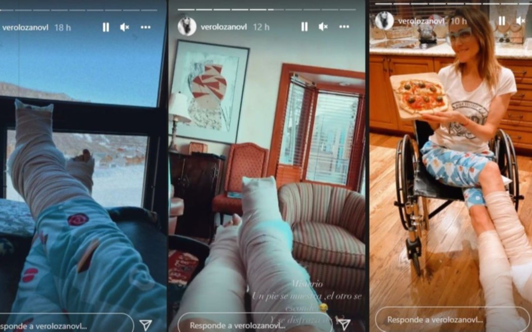 Verónica Lozano mostró los pies vendados y espera por su operación 