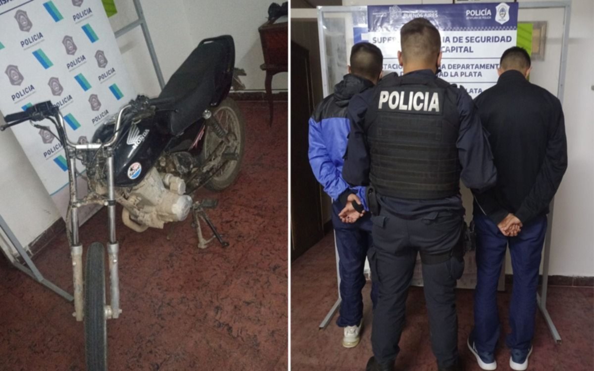 Merodeaban El Mondongo con una moto adulterada, intentaron huir y fueron atrapados