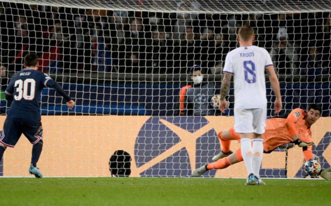 VIDEO.- Así fue el penal que Courtois le atajó a Messi en el choque en París