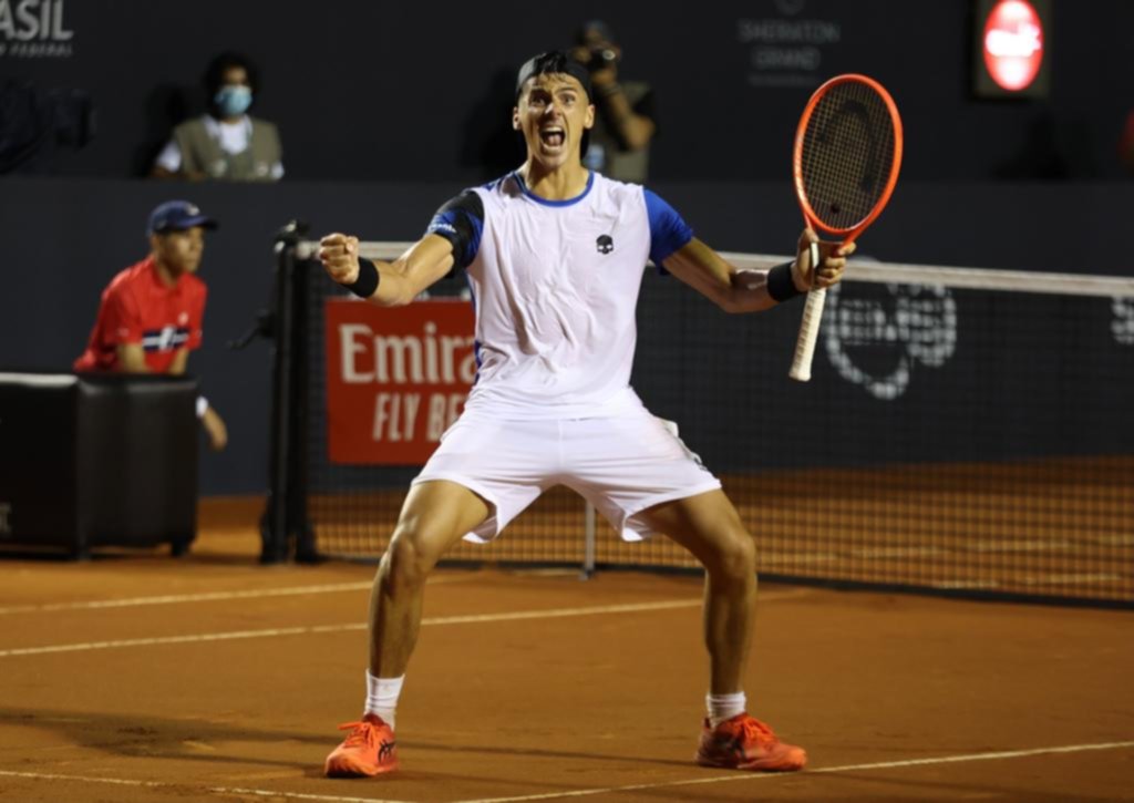 Triunfazo de Federico Coria, que avanza en el ATP 500 de Río de Janeiro