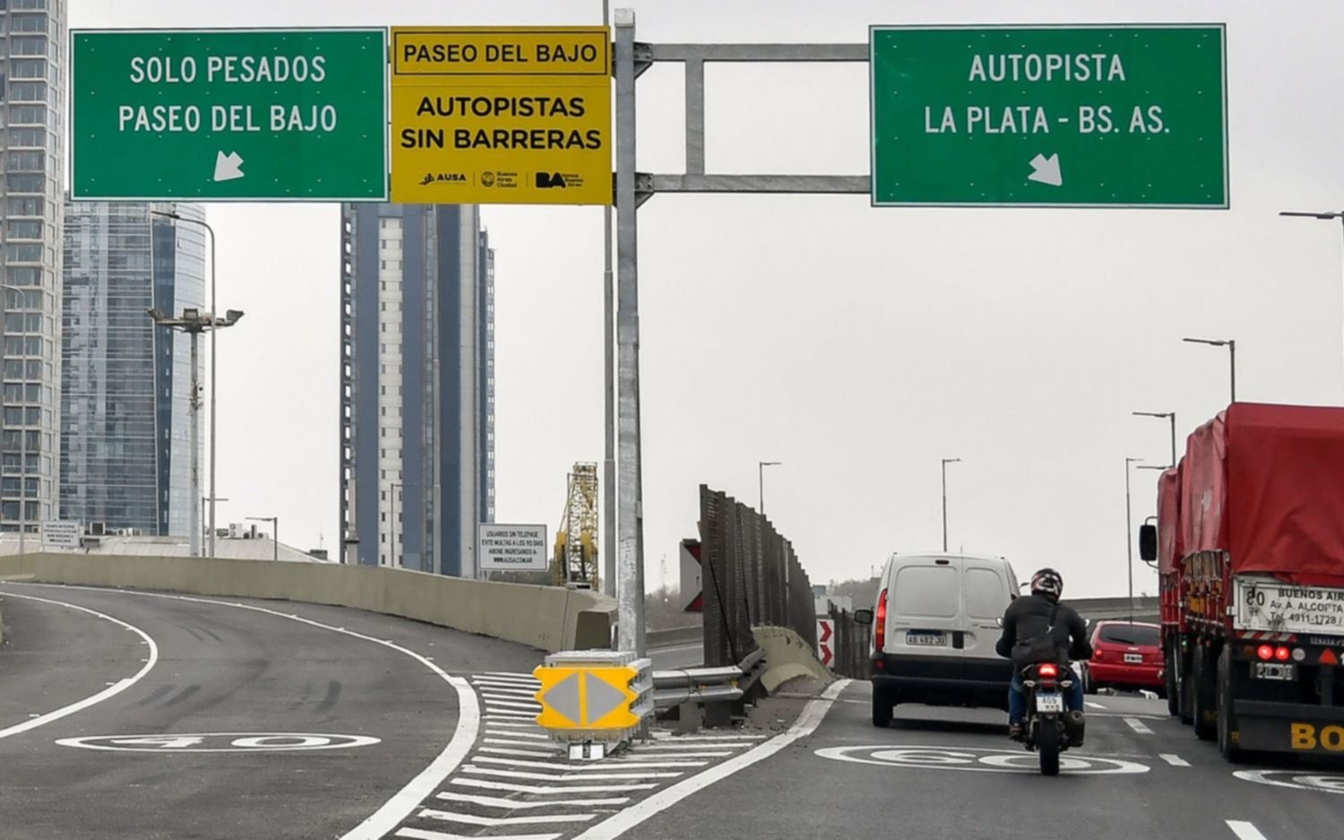 Aubasa anunció corte por obras desde el 21 de febrero en la bajada de Huergo