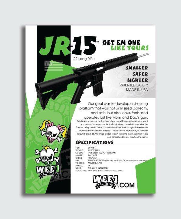 Polémica en EE UU: presentan un rifle semiautomático para niños, "como el de mamá y papá"
