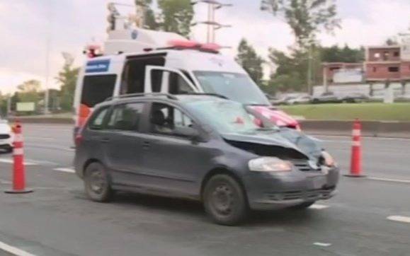 Otra vez en la Panamericana: un peatón murió al ser atropellado por un automovilista