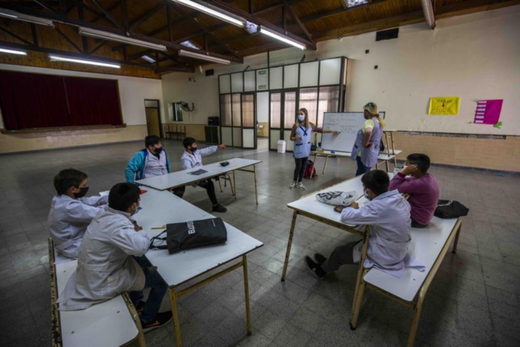Barbijos en las aulas: otro costo para la canasta escolar