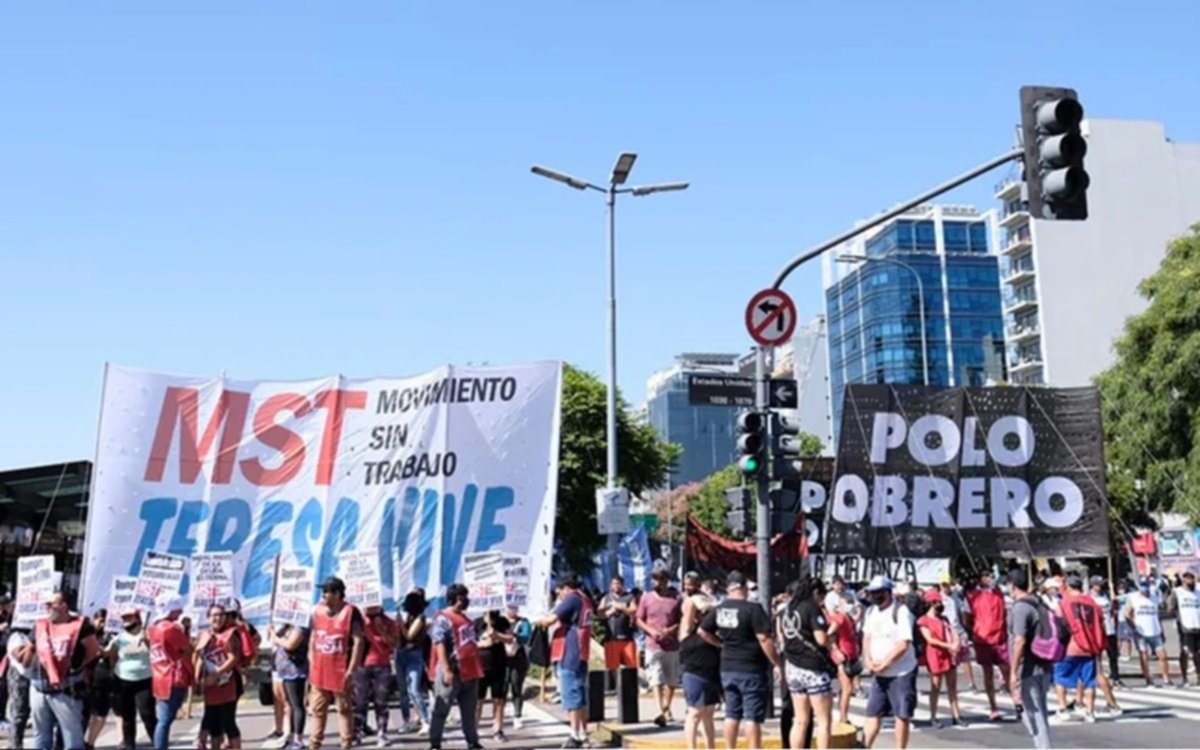 Súper miércoles de movilizaciones en CABA: dónde serán los cortes y las restricciones al tránsito