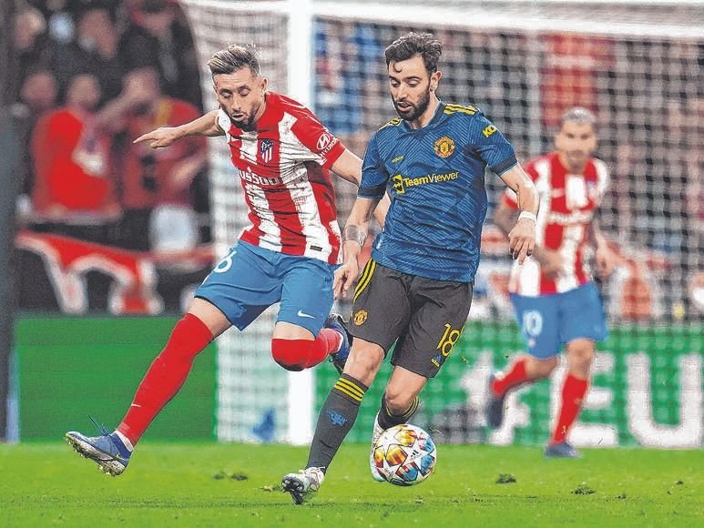 El Atlético del Cholo no pudo quebrar al Manchester United