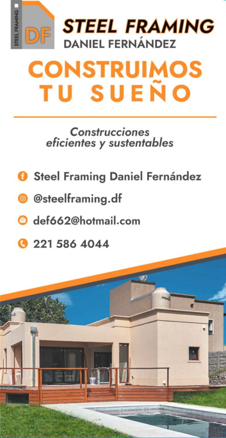 Steel Framing Daniel Fernández: diseñamos y construimos tu sueño