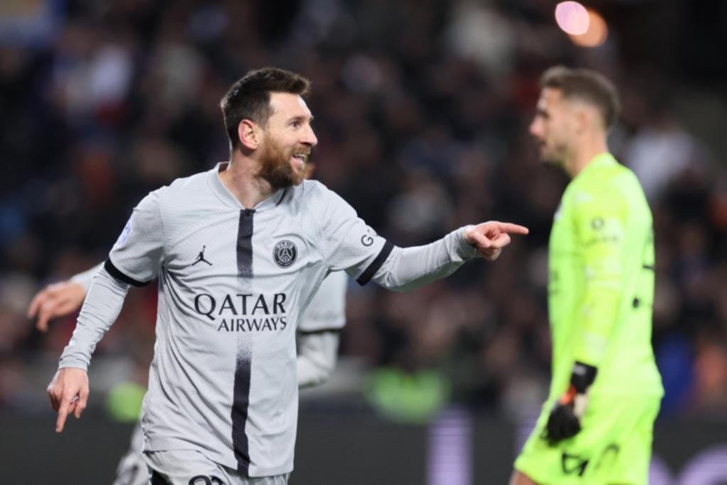 Ganó PSG: gol de Messi, más ventaja y lesión de Mbappé