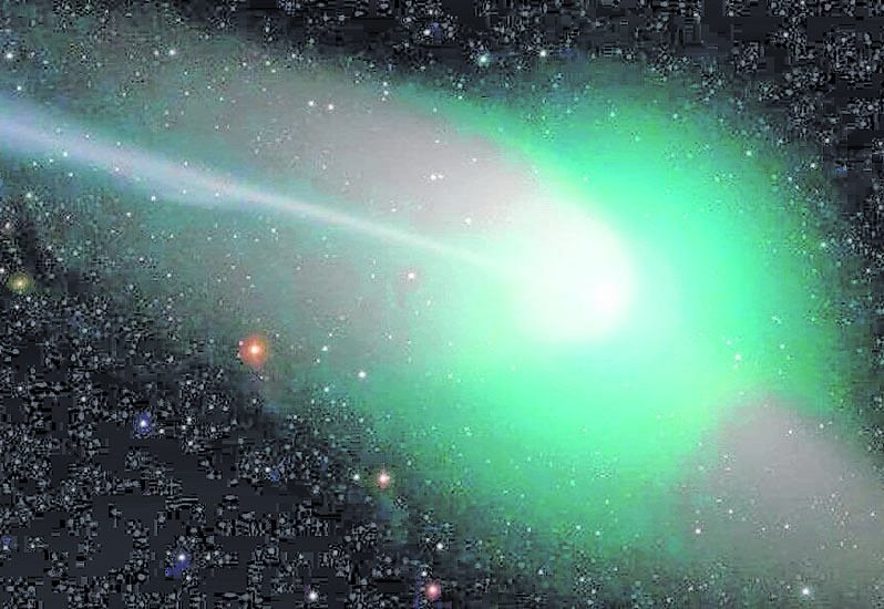 Ya está en cielo platense el cometa verde de hielo