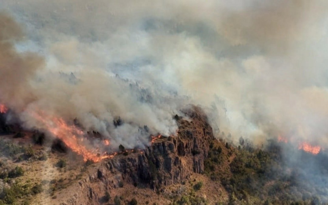 Envían nuevos brigadistas para controlar el incendio en el Parque Nacional Los Alerces