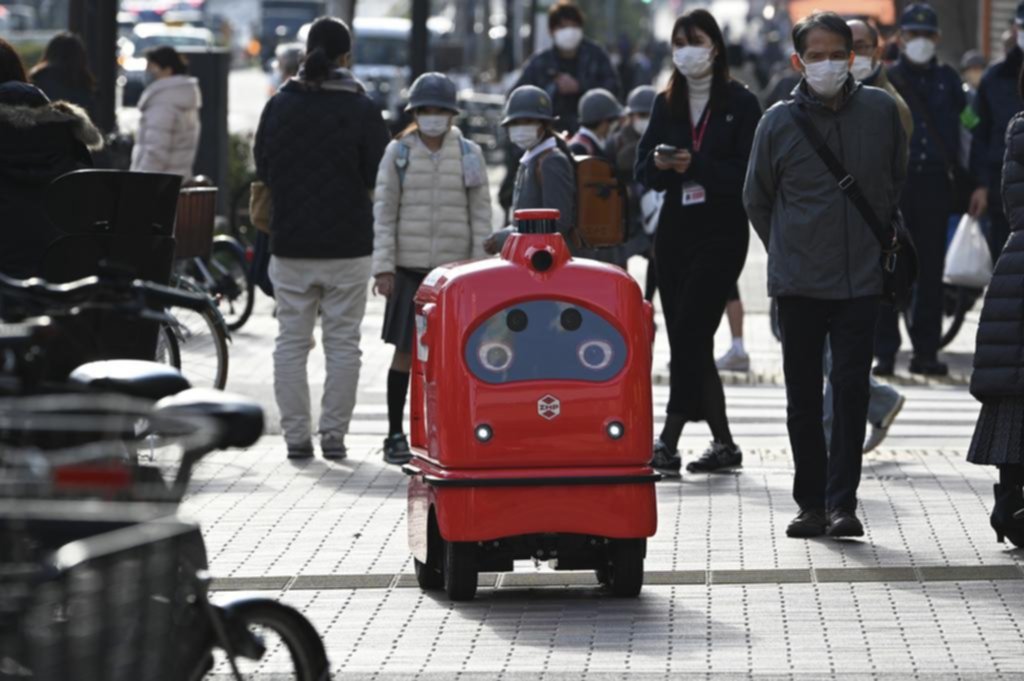 Los “adorables” robots de Japón que hacen delivery