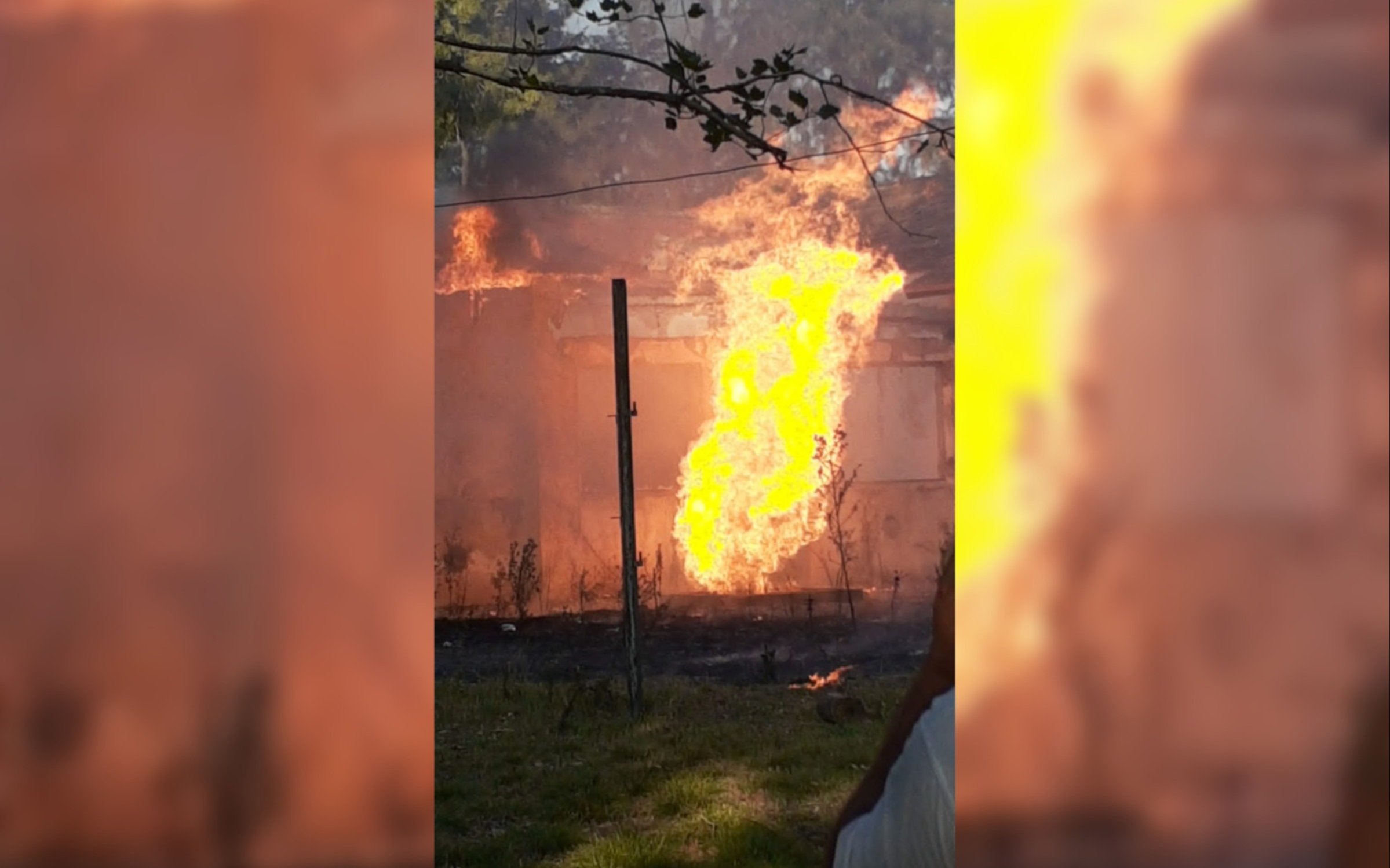 Susto en la región: se incendió el hospital de Romero