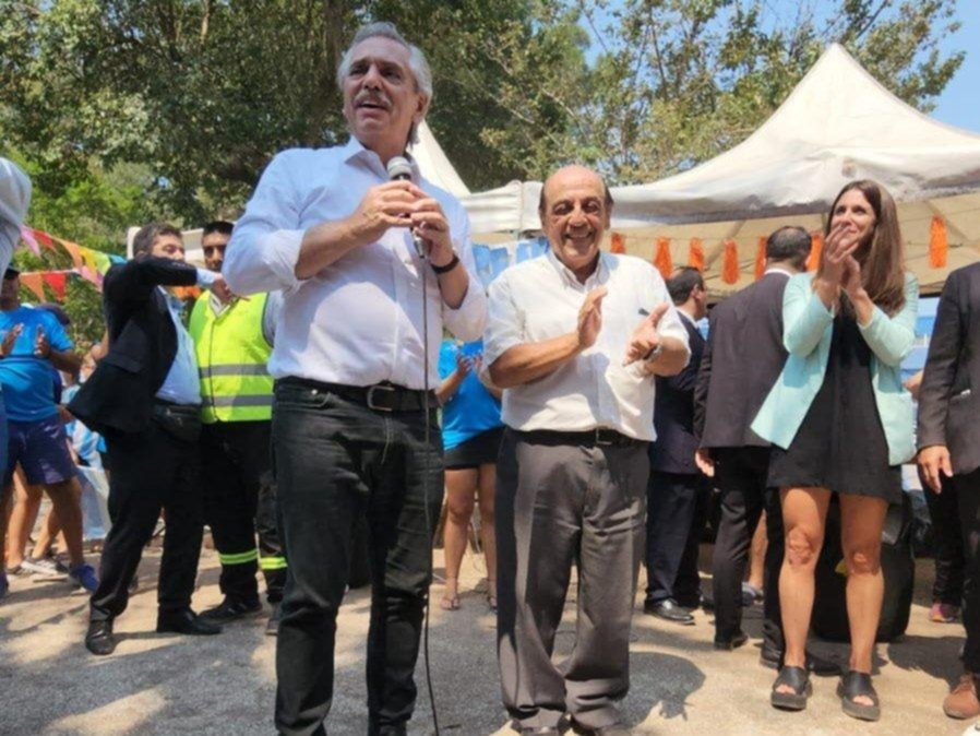 La interna oficial se coló en un acto de Alberto F. en Berazategui