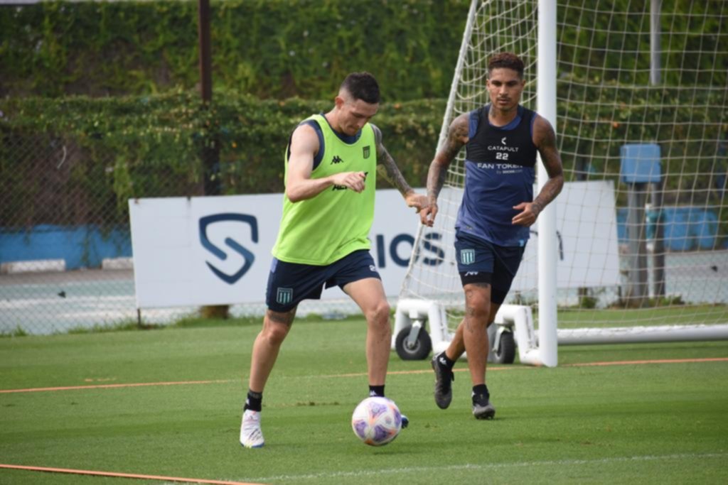 En Racing, Gago espera solucionar los problemas con Moreno y Carbonero