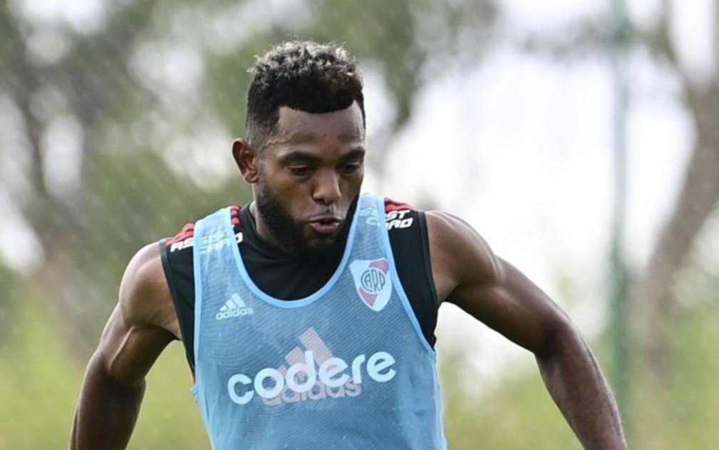 Borja se entrenó a la par y es una fija que volverá a ser titular en River
