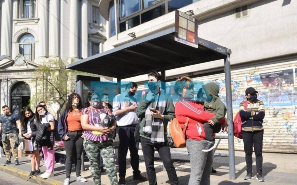 Quejas por bajas frecuencias y micros llenos en La Plata: "Estamos viviendo una situación penosa"