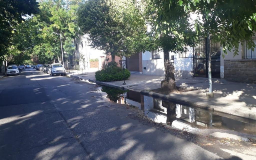 Una “cloaca a cielo abierto” en la cuadra de 67 entre 5 y 6