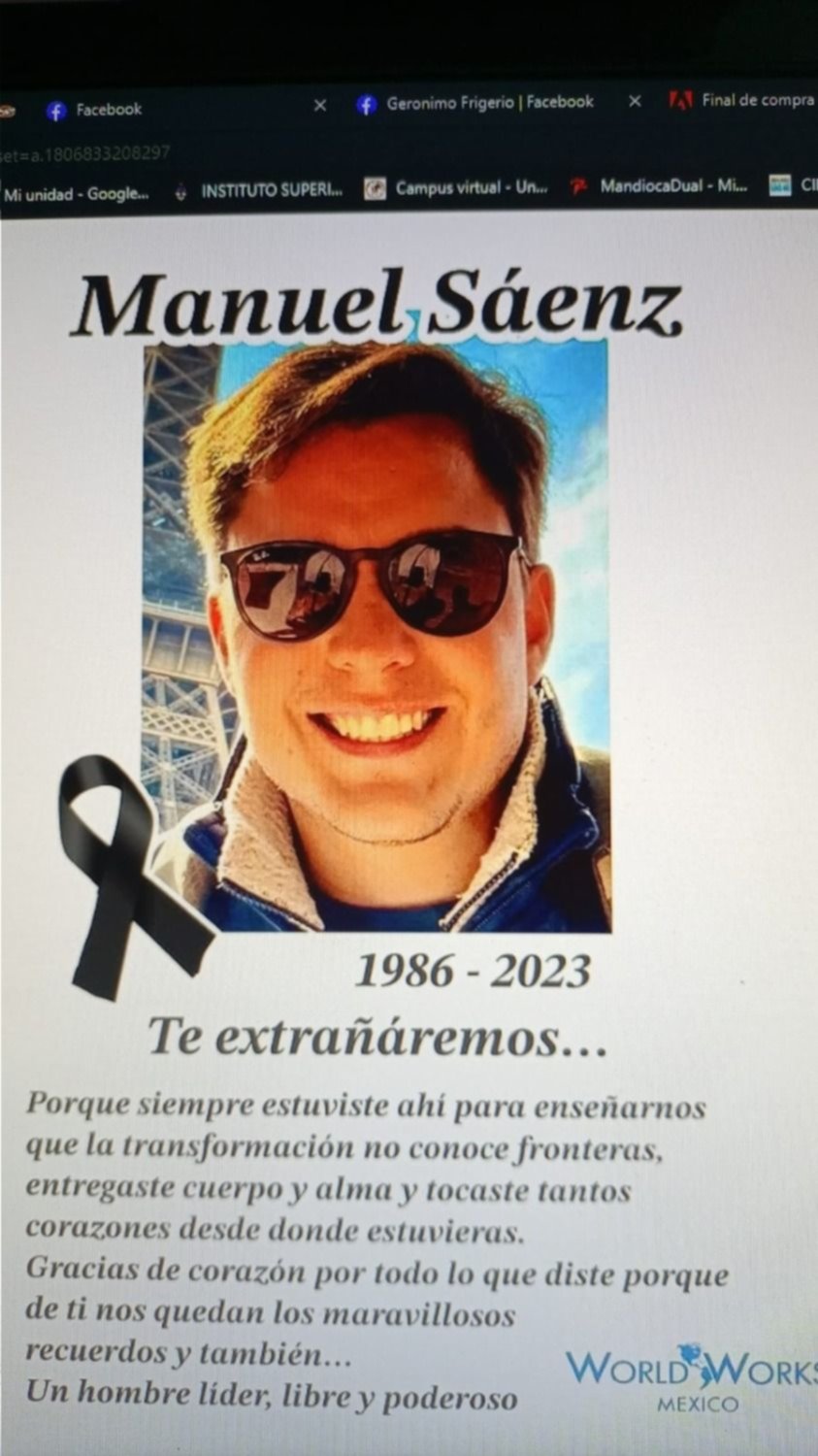 Desgarradores mensajes por el platense que murió sepultado por la nieve en Canadá: "Corazón de oro"