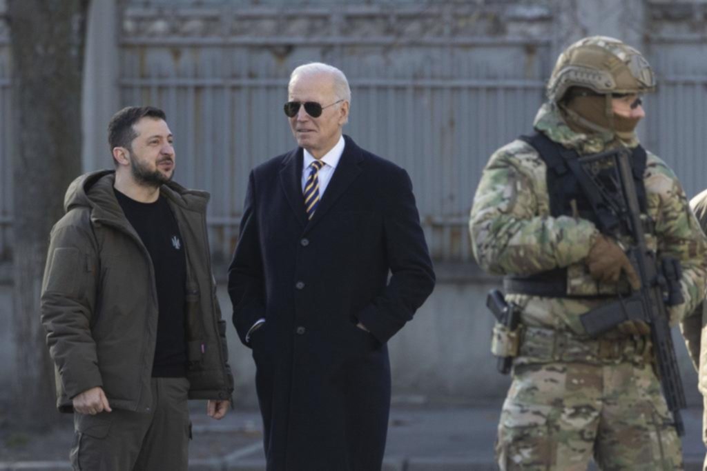Visita sorpresa: Biden estuvo en Ucrania y prometió más ayuda