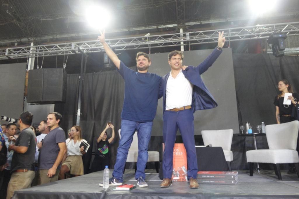 Grabois y Kicillof, en acto con críticas a Alberto F.